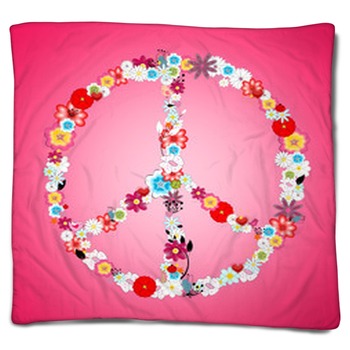 Peace Sign Blankets