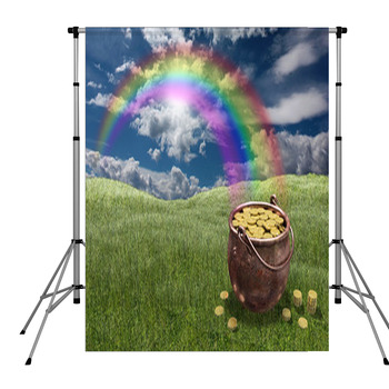 Pentola Piena Di Monete D'oro Pole Pocket Backdrop