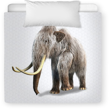 Photorealistic 3 D Rendering Of A Mammoth Toddler Duvet