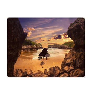 Piano In Nature Surreal Image Related To Piano Bath Mat