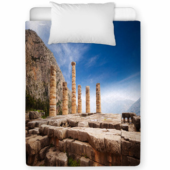 Picturesque View On Apollo Temple Toddler Comforter