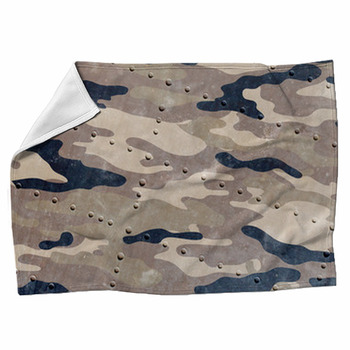 Piece Of Aircraft Grunge Metal Background  Fleece Blanket