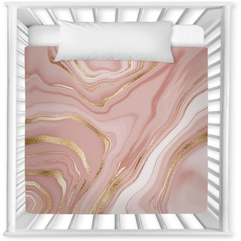 Pink And Gold Nursery Decor