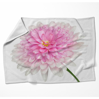 Pink floral Fleece Blanket Throws | Free Personalization