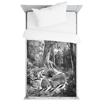 Pink Fairy Armadillo Family In The Deep Toddler Duvet