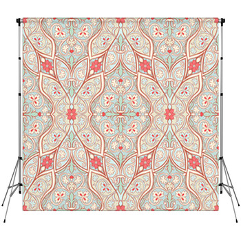Pink Flowers Fleece Backdrop