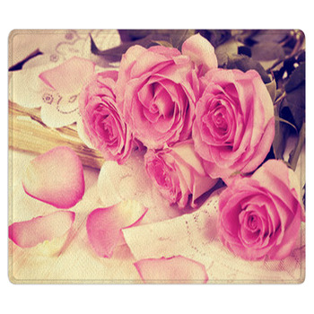 Pink Roses Area Rug
