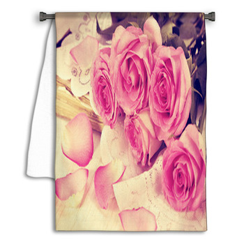 Pink Roses Towel