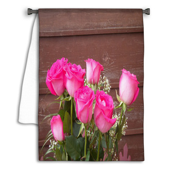 Pink Roses Towel