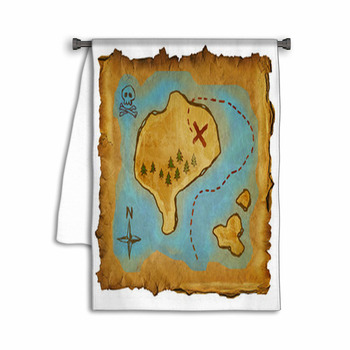 Pirate Map Towel