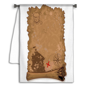 Pirate Map Towel