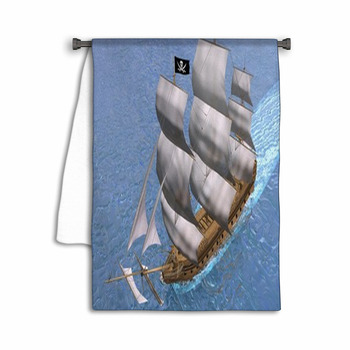 Pirate Ship - 3D Render Towel
