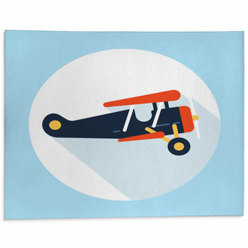 Plane Ribbon Flat Area Rug