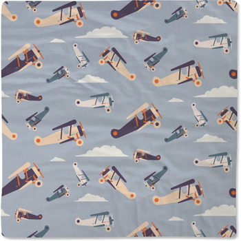Plane Ribbon Flat Copy Baby Blanket