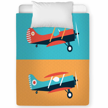 Plane Ribbon Flat Toddler Comforter