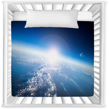 Planet Earth Baby Crib Comforter