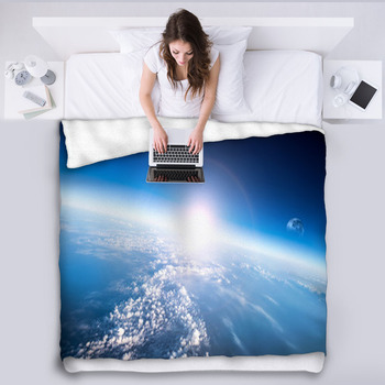 Planet Earth Fleece Blanket