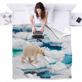 Polar bear fleece bedding online