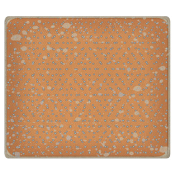 Polka Dot Background. Vintage Vector Rhombus Bath Mat