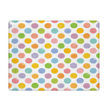 Polka dot stamp stamp background Bath Mat
