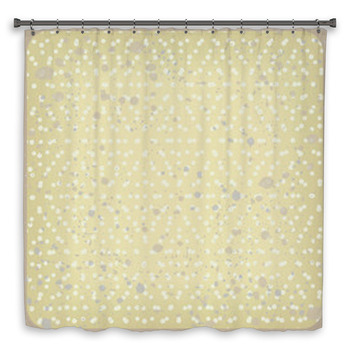 Polka Dot Vintage Background.  Custom Size Shower Curtain