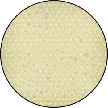 Polka Dot Vintage Background. Vector Rhombus Round Rug