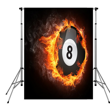 Pool Billiards Ball Pole Pocket Backdrop