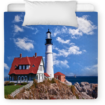Portland Head Lighthouse In Cape Toddler Comforter