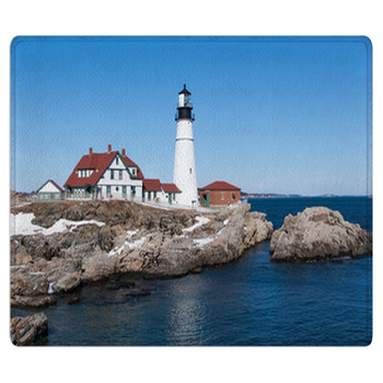 Portland, Maine - Portland Head Light Bath Mat