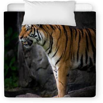 Portrait Of A Royal Bengal Tiger Toddler Duvet
