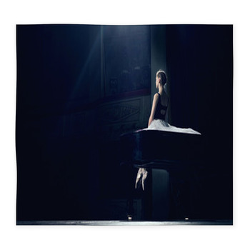 Portrait Of Young Pretty Ballerina Custom Size Floor Mat
