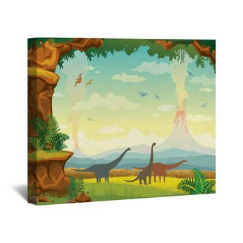 Dinosaur Wall Decor in Canvas, Murals, Tapestries, Posters & More