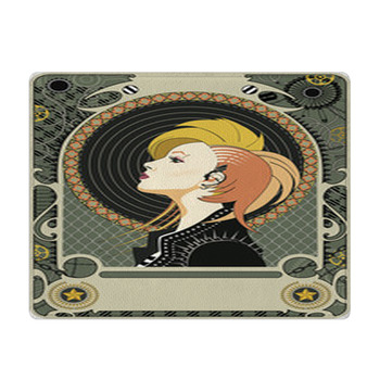 Punk Art Deco Bath Mat