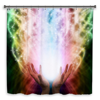 Pure Magic Light Show Shower Curtain