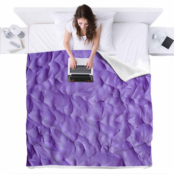 Purple sales fleece sheets