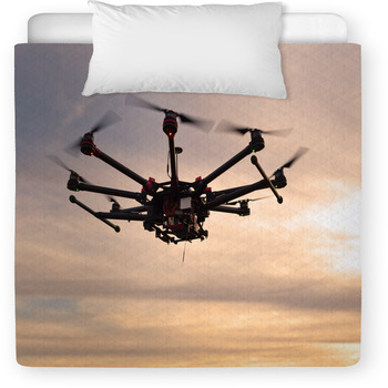 Quadcopter Copter Drone Toddler Comforter