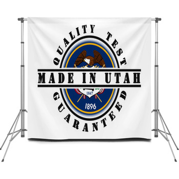 Quality Test Guaranteed Stamp Custom Size Backdrop