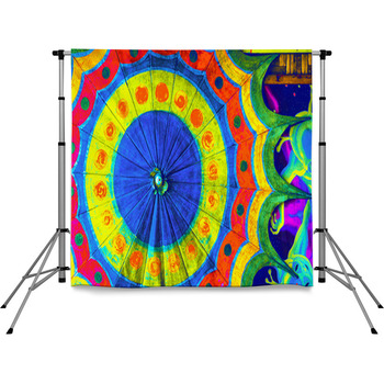 Rasta-color Pole Pocket Backdrop