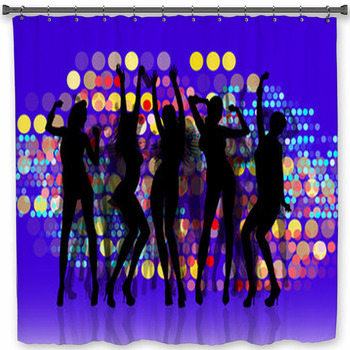 Rave Party Custom Size Shower Curtain