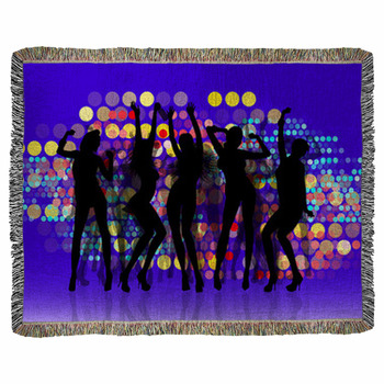 Rave Party Woven Throw Blanket