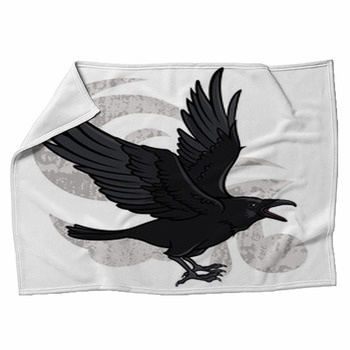 Raven 002 Fleece Blanket