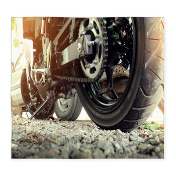 Rear Chain And Sprocket Of Custom Size Floor Mat