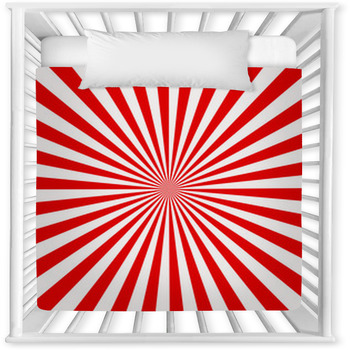Red And White Nursery Decor