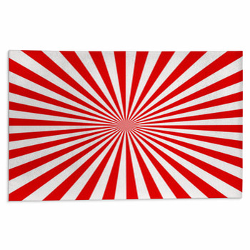 Red And White Rugs