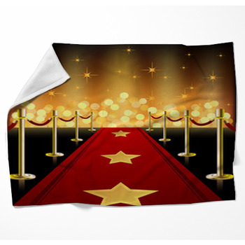 Red Carpet Woven Throw Blanket