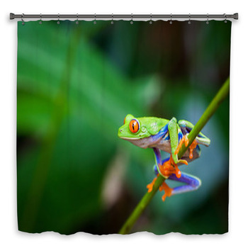 Red Eye Frog Shower Curtain