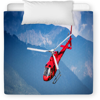 Red Helicopter Toddler Comforter