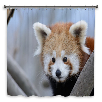 Red Panda Baby Custom Size Shower Curtain