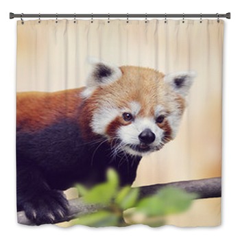 Red Panda Bath Decor