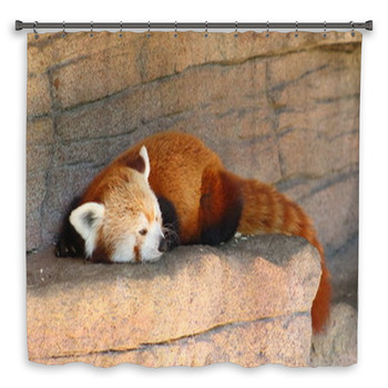Red Panda Shower Curtain